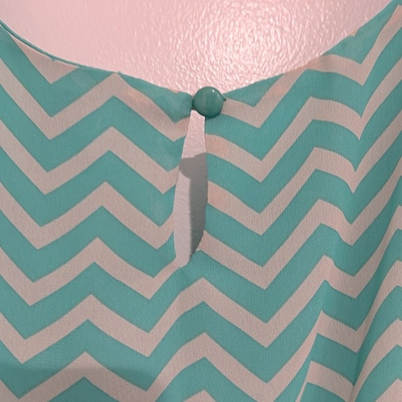 Tacera 3X Plus, Green w/zig zag light Grey patterns, inner lining is Green - Picture 3 of 6